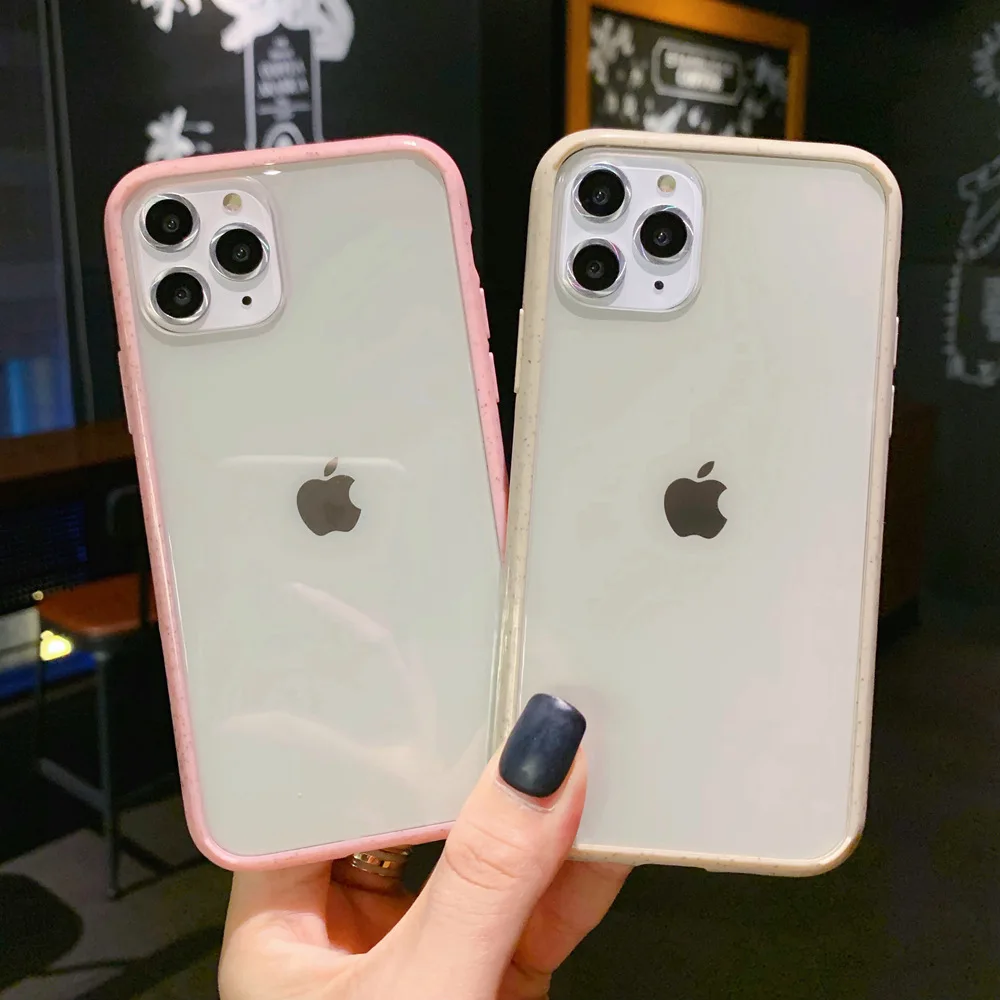 ТПУ бампер акриловый Жесткий Чехол для iPhone X Xs Max XR противоударный Броня глянцевый