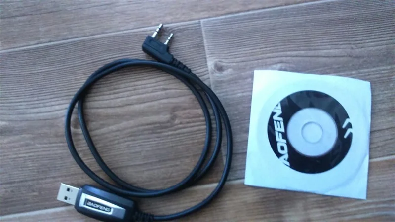 USB Кабель для программирования+ CD FHRG для Baofeng UV-3R+ UV-5R 5RA Kenwood TK-240 250 2-контактный Динамик/подключения микрофона линии передачи данных