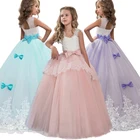 Новинка 2020, элегантное платье принцессы для девочек, детские свадебные вечерние платья, детские платья для девочек, костюм, детские платья