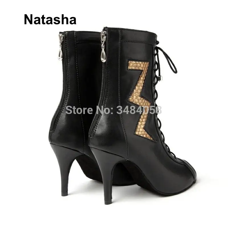 Наташа кожаные ботильоны|Обувь для танцев| |