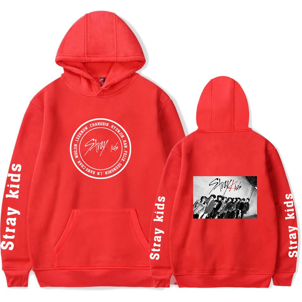 

Stray Kids Fashion Hoodies Women/Men Long Sleeve High-Quality Hooded Sweatshirts 2020 Hot Sale Casual Streetwear Clothes