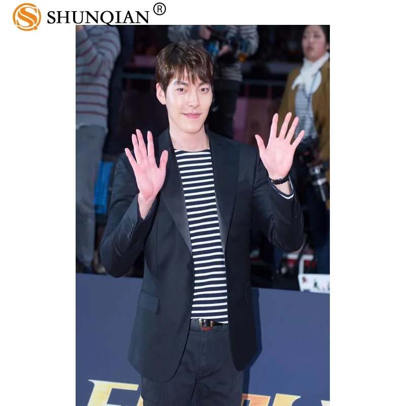 

Kim Woo Bin Poster Silk Fabric Print Poster Print Cloth Fabric Wall Poster Custom Satin Poster 40X60cm,50X75cm,60X90cm