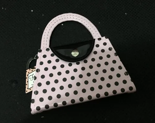 Свадебные сувениры для душа из розового кошелька в горошек набор маникюра ногтей