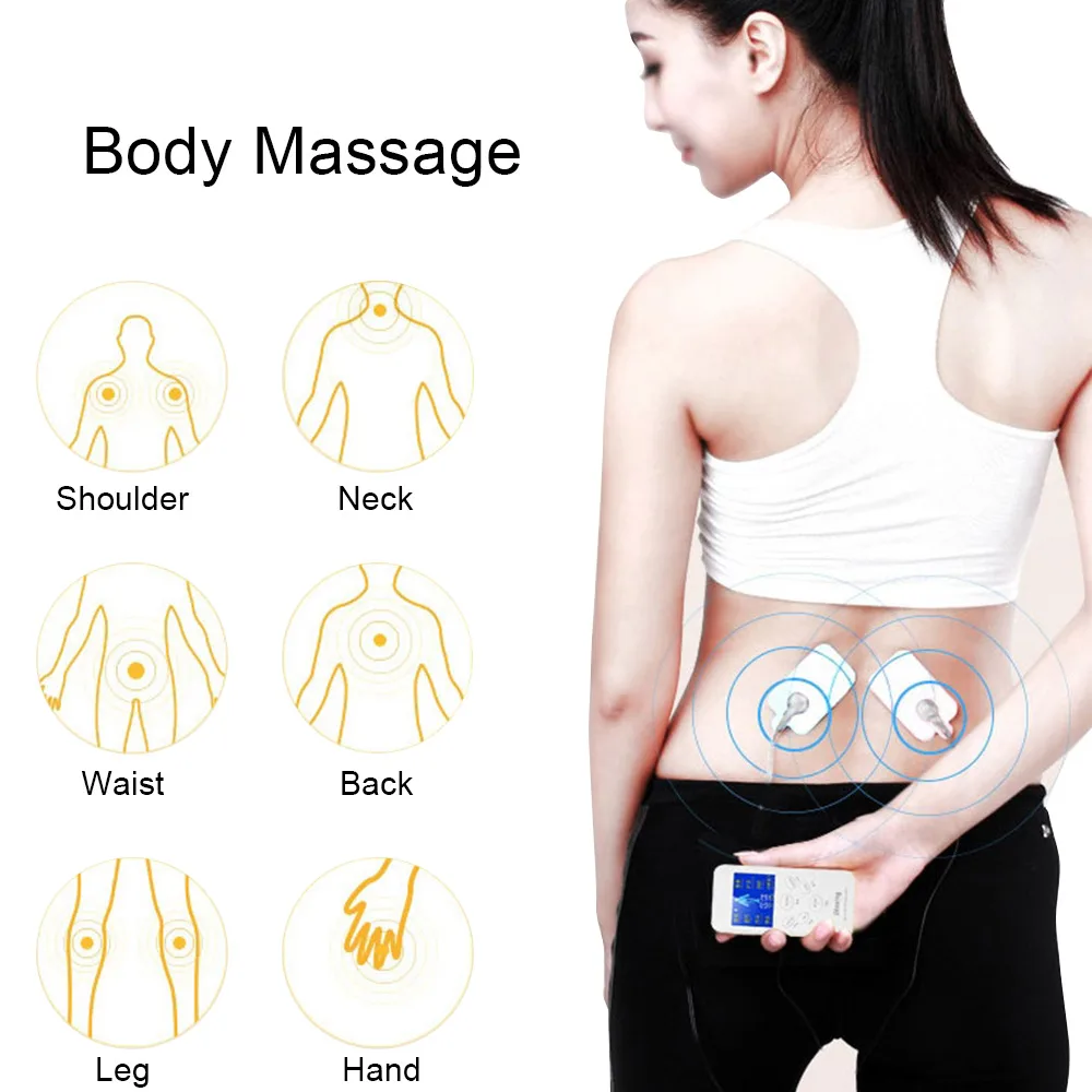 Заряжаемый аппарат для снятия боли импульсный массаж EMS мышечная стимуляция