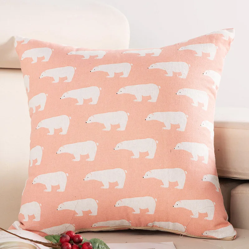 Скандинавский минималистичный Креативный дизайн льняная декоративная подушка