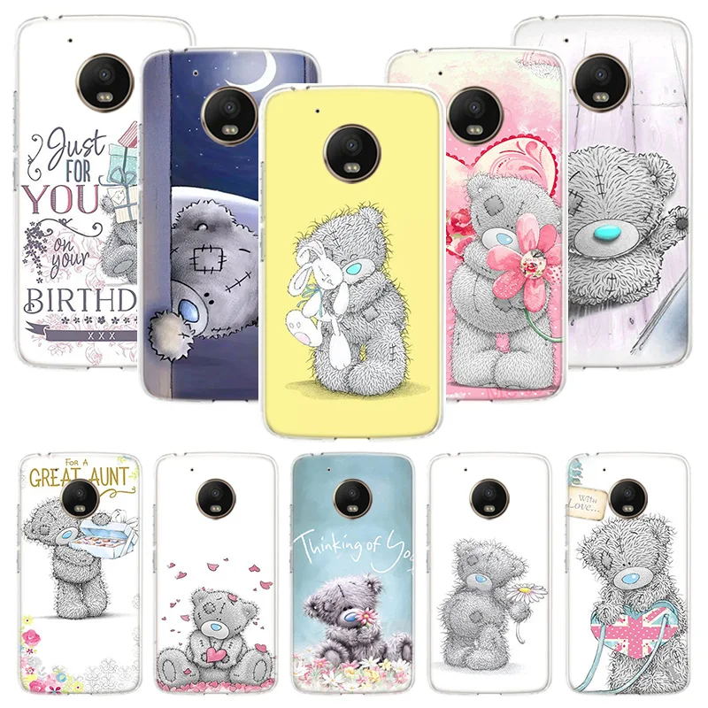 Чехол Teddy Me To You Bear для Motorola Moto G8 G7 G6 G5S G5 E6 E5 E4 Plus G4 Play Power X4 One Action чехол