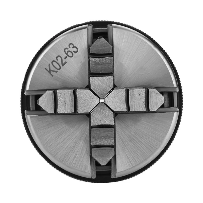 K02 63 ручной Самоцентрирующийся DIY металлический токарный станок Чак для
