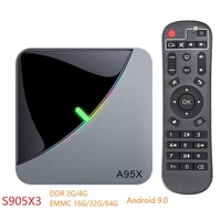 mayitr 1pc android 9 0 4gb64gb set top tv box 2 45ghz dual band wi fi media player with remote control