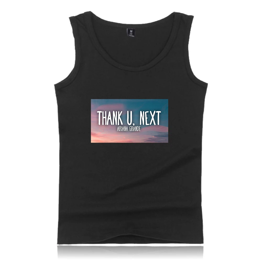 Ariana grande thank you next 2019 Новые Топы на бретелях популярный классный Повседневный