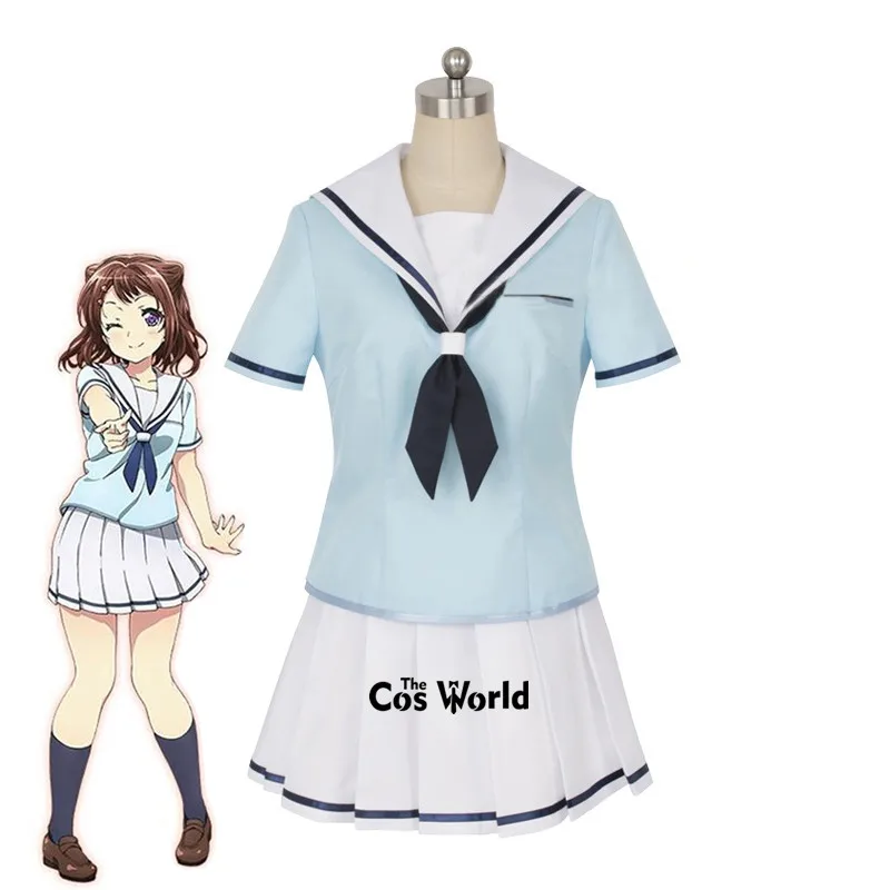 BanG Dream! Школьная форма Toyama Kasumi Hanazono Tae Ushigome Rimi Yamabuki Saaya Ichigaya Arisa костюмы для косплея