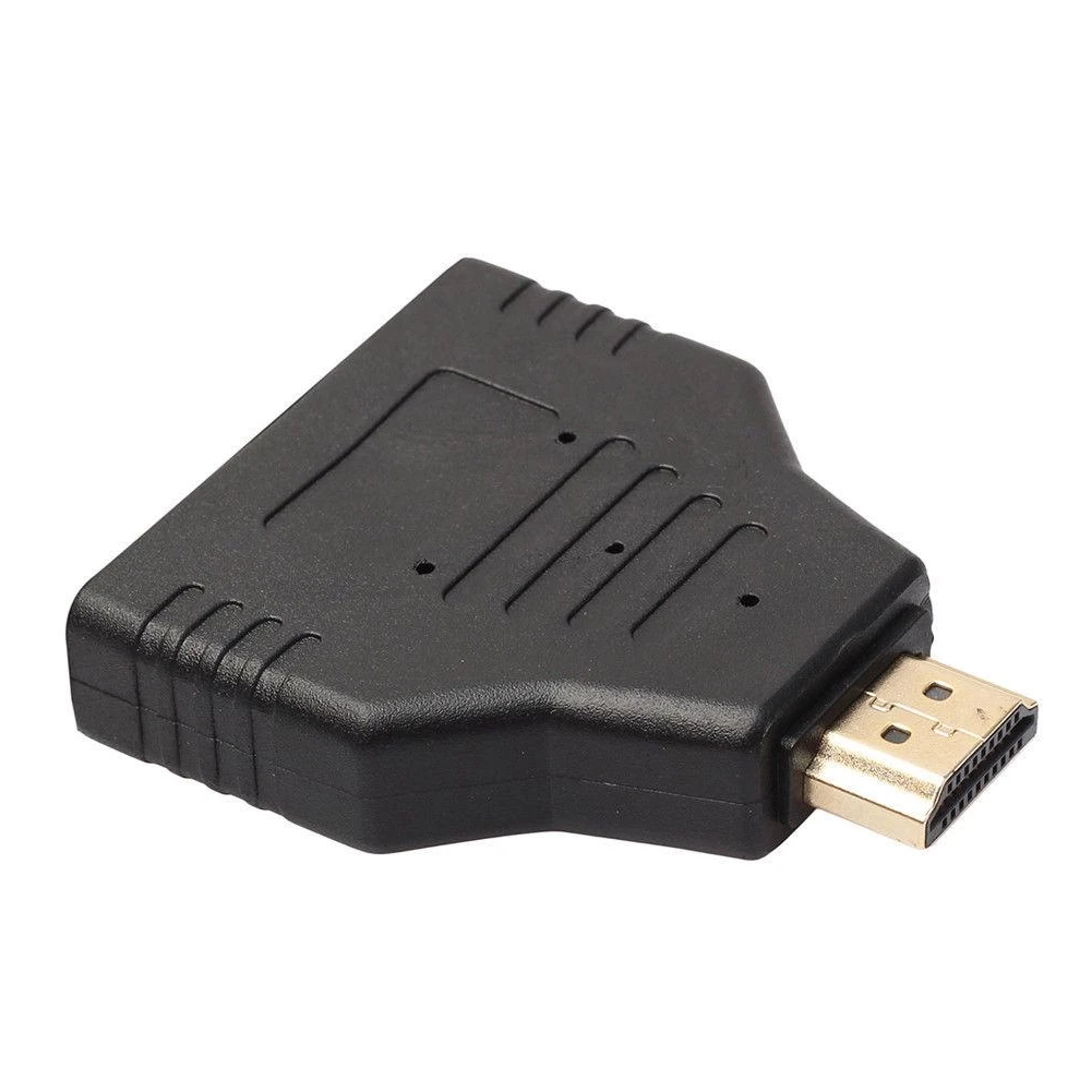 2019 Новый HDMI сплиттер Мужской к двойной женский 1 2 способ адаптер для HD tv #08 |