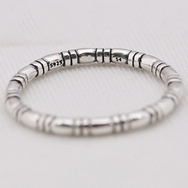 

Original 925 Sterling Silver Pan Ring Glittering Crystal Ring Rings For Women Wedding Party Gift Fashion Jewelry