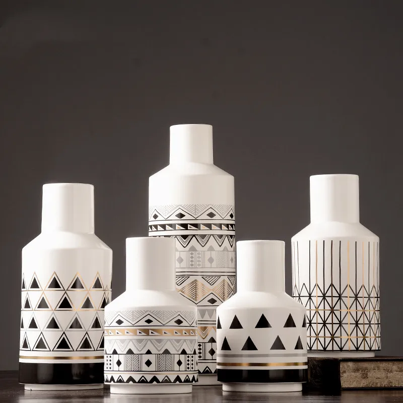 Идея для керамических ваз ваза в стиле Scandianvia художественный дизайн Классическая