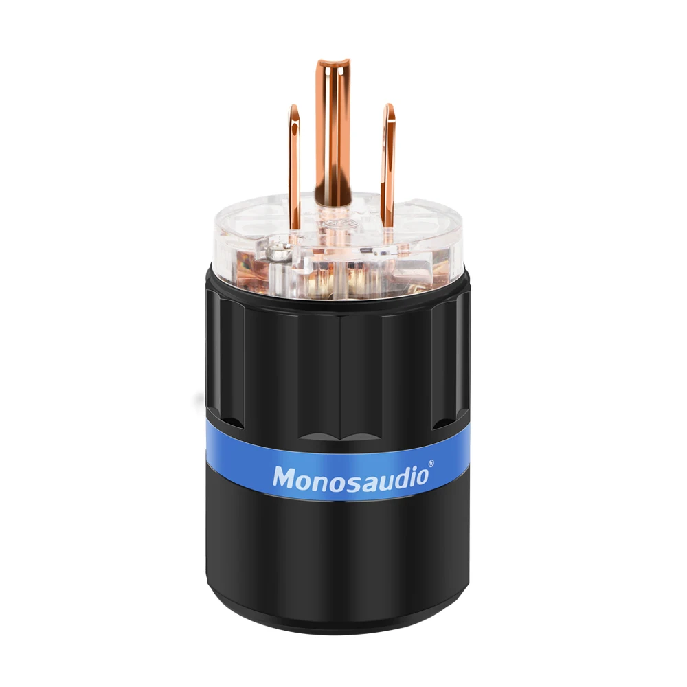 Monosaudio M105/F105 High End US Pure Copper AC Power Plug Adapter Connector 250V 16A Hifi | Электроника