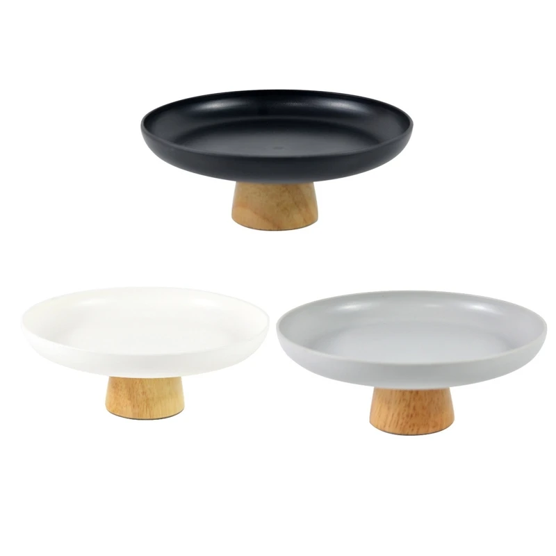 

Блюдо для чая и еды, блюдо для напитков, поднос для ювелирных изделий и всякой всячины с деревянной основой, поднос для настольного хранения,...