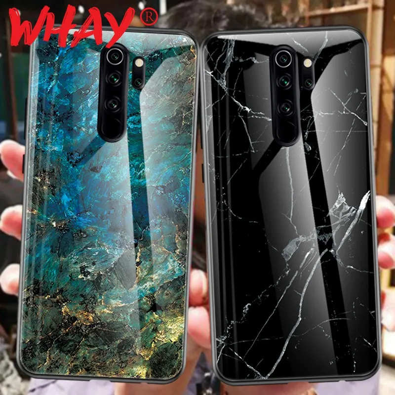 Чехол для Xiaomi Redmi Note 8 9 Pro Max 8T стеклянный чехол силиконовый защитный телефона Xaomi Mi