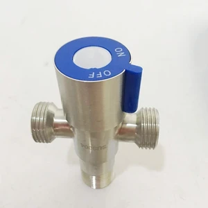 Длинный угловой клапан из нержавеющей стали, с двойным выходом 12 дюйма, SUS 304, аксессуары для кухни и ванной комнаты, удлиненные угловые клапаны для водонагревателя