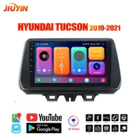 jiuyin ai voice 2din dvd gps navigation car stereo for hyundai tucson 2019 2021 radio audio bluetooth wifi fm multimedia player