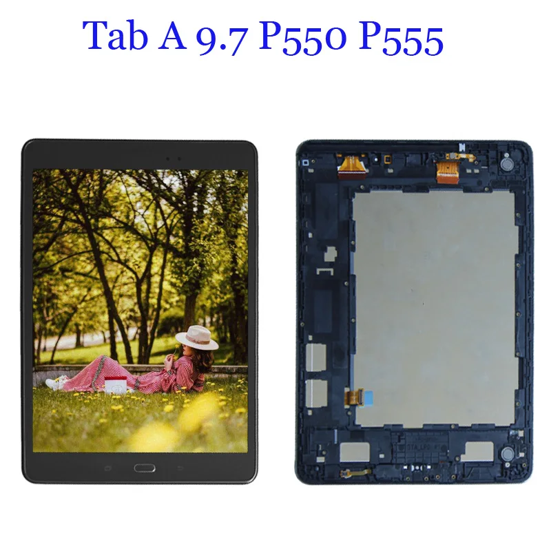 ЖК-дисплей с дигитайзером для Samsung Galaxy Tab A дисплей сенсорной панелью в сборе