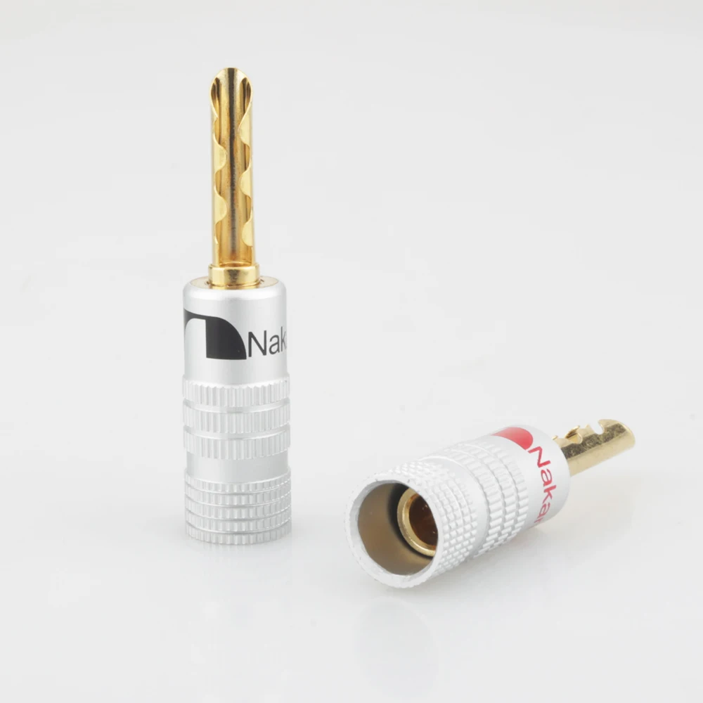 12 шт. позолоченные вилки типа банан | Электроника