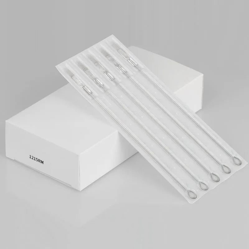 Иглы одноразовые из нержавеющей стали для тату-машинки 0 35 мм 50 шт. | Красота и