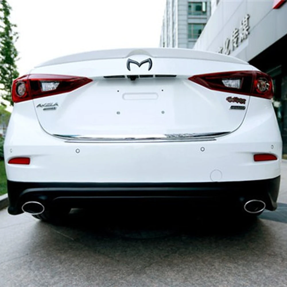 Для Mazda 3 Axela ABS праймер Автомобильный задний спойлер крыло для Mazda3 2014 2016|spoiler wing|rear