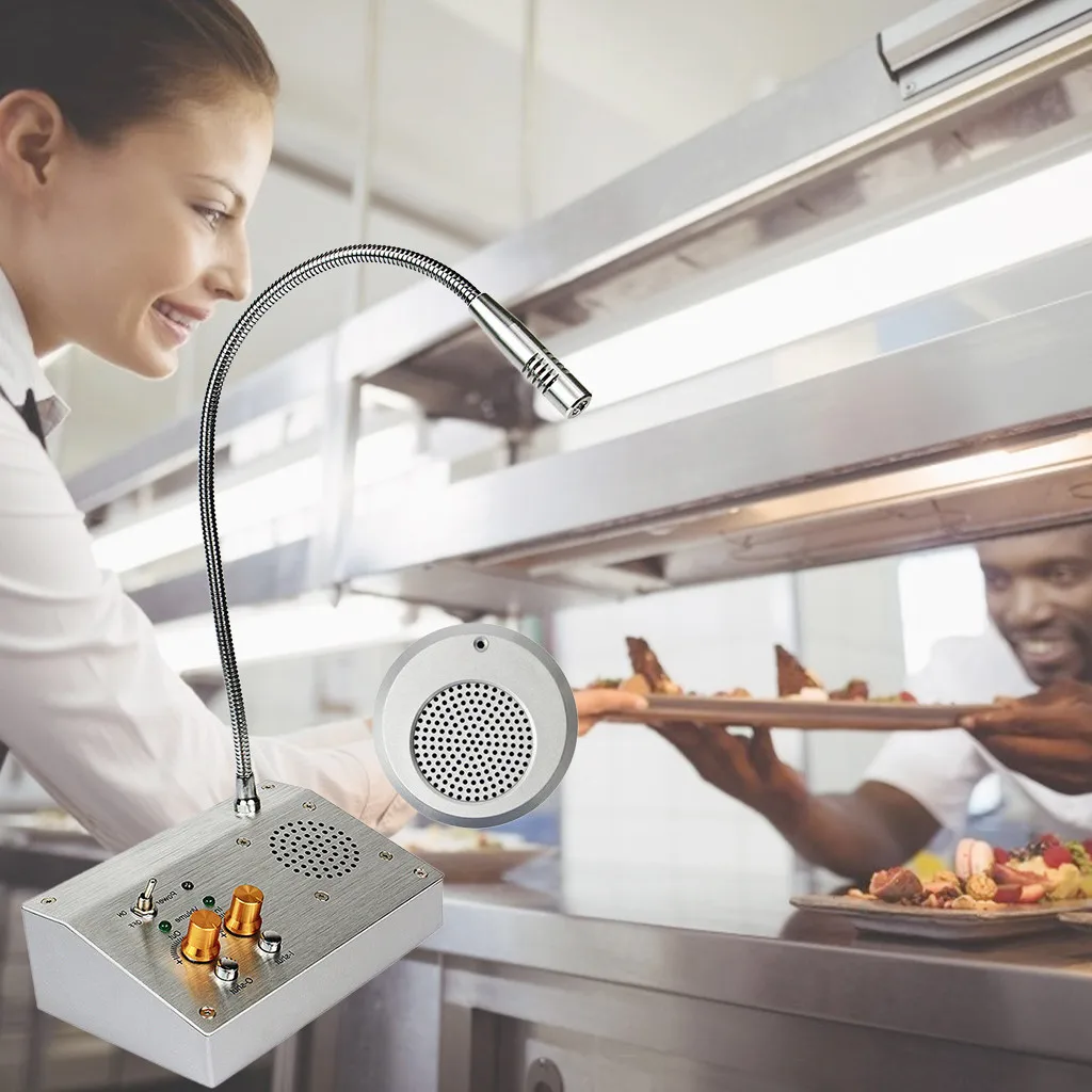 Dual Way Walkie Talkie Anti-Interference Window Counter Intercom System For Bank Ticket Station Dining Hall Voice | Мобильные