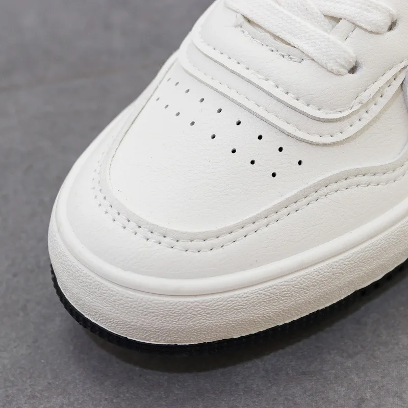 

Women Shoes 2021 Spring New PU Leather Platform Casual Sneakers Female High Top High Quality Ladies Vulcanize Shoes