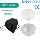 Маска KN95 многоразовая, ffp2, ffp3, 5-слойная, защита от пыли