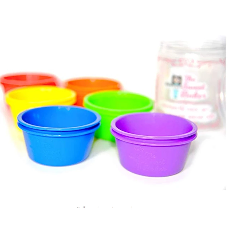 

5 PCS/Lot Bakerpan Silicone Mini Cake Pan Large Muffin Cup Resistance Kitchen Cake Tools Brown Mold