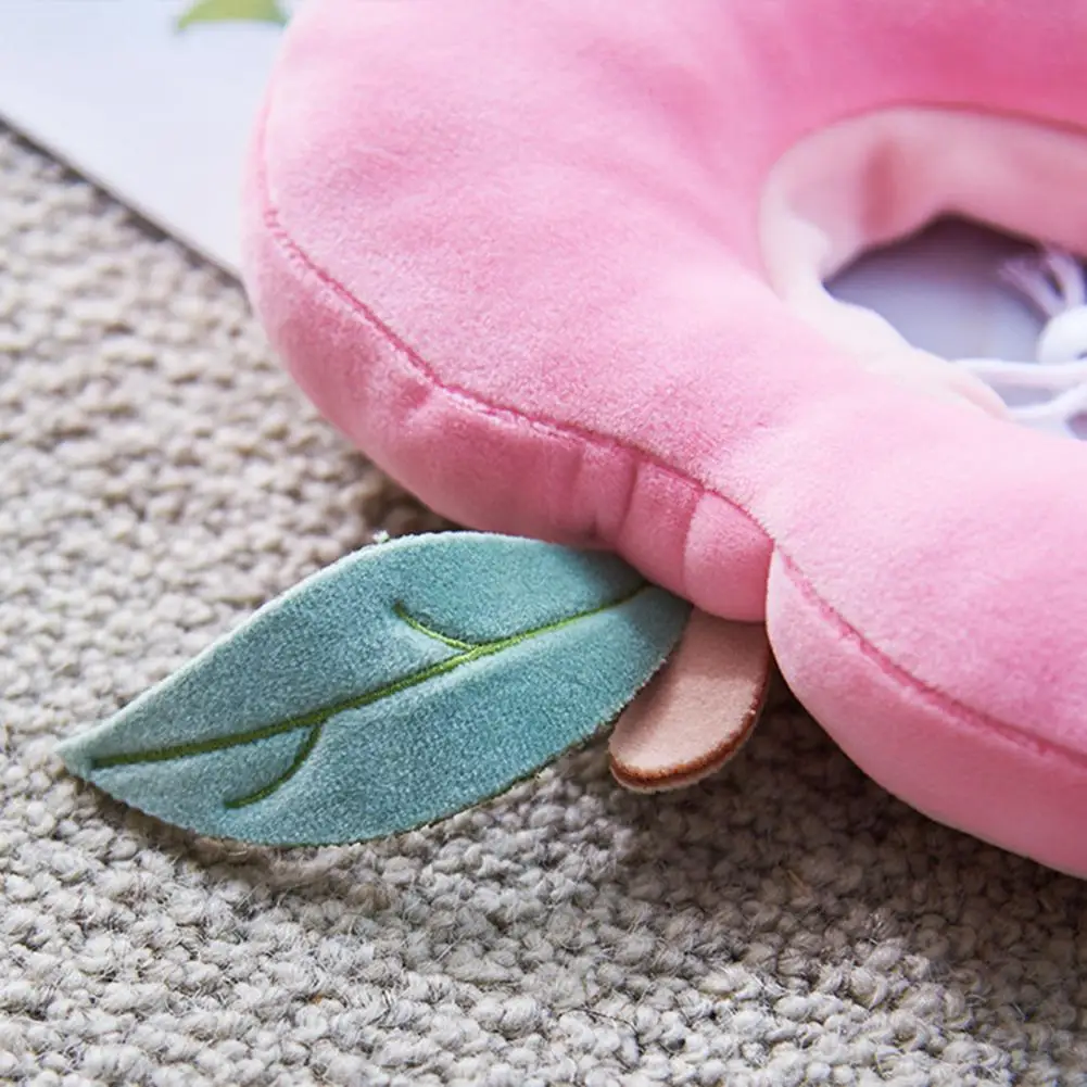 

White Fruit Apple Simulation Protective Cushion Kitten Cone Wear-resistant Soft Flexible Apple Shaped Cat Neck Cone For Home