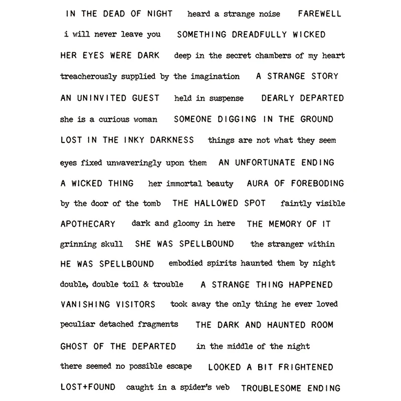 

Хэллоуин чувства слова буквы 2021 новые четкие наборы штампов для скрапбукинга фон сделай сам фотоальбом без металлических штампов