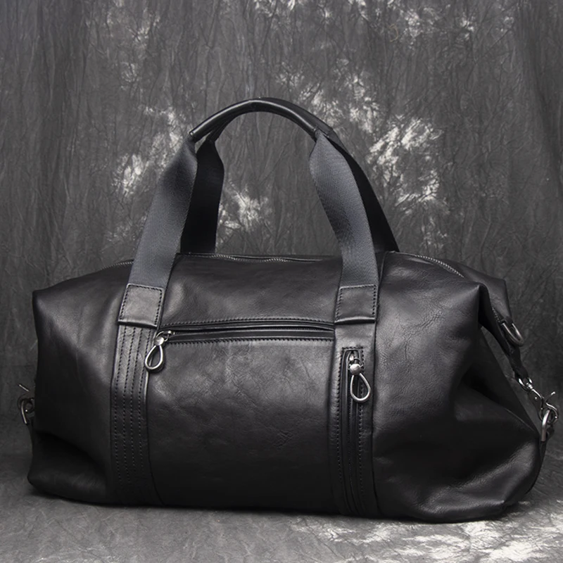 Кожаная дорожная сумка для мужчин кожаная овощей|Дорожные сумки| |