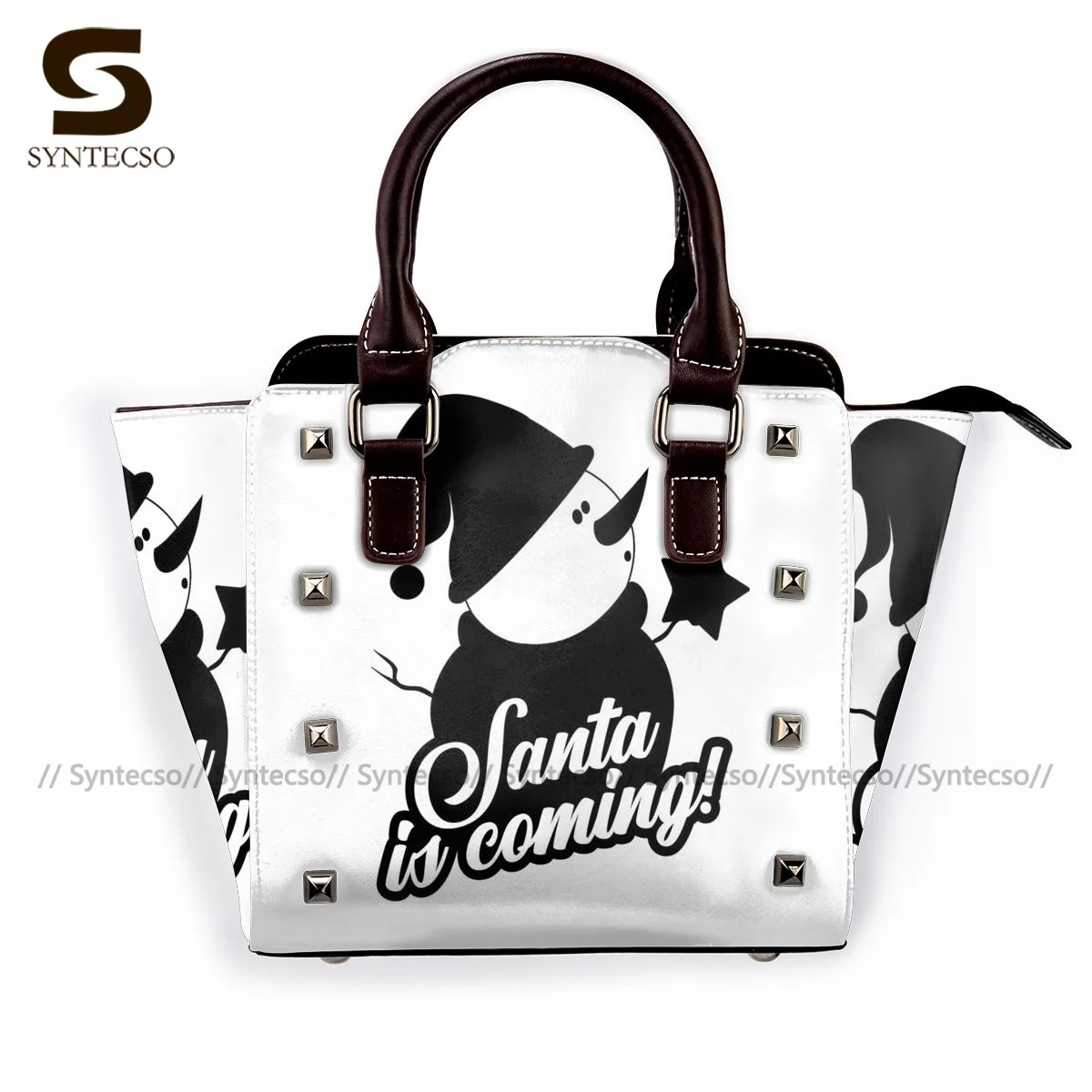 

Winter Is Coming Shoulder Bag Streetwear Leather Handbag Female Fashion Funny Bags
