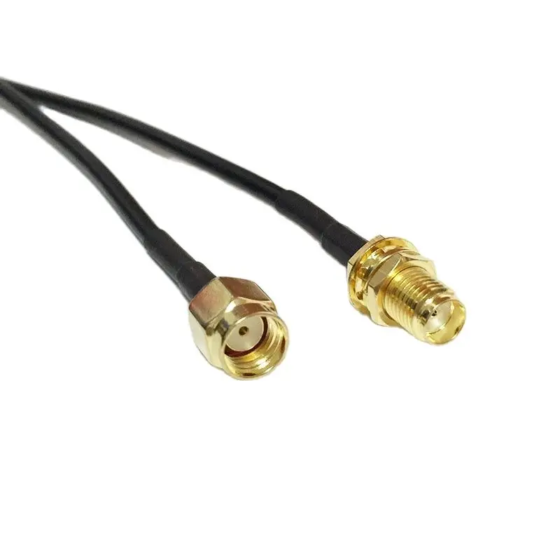 

New Modem Coaxial Cable RP-SMA Male Plug Switch SMA Female Jack Nut Connector RG174 Cable Pigtial 20CM 8inch Adapter RF Jumper