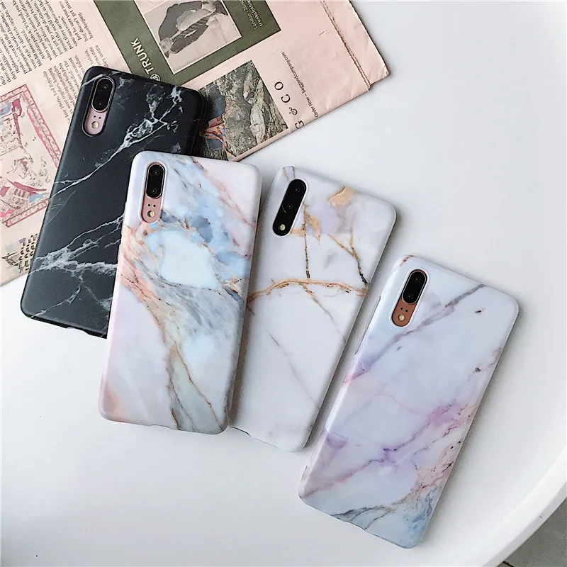 

FLYKYLIN Marble Flower Case For Samsung Galaxy A40 A50 A70 A41 A51 A71 A52 A72 Back Cover Soft Silicone Phone Cases Coque Shell