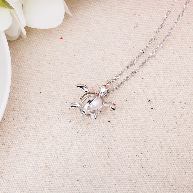 2019 модное ожерелье с маленькой рыбой лошадью свежим жемчугом Кулон полый