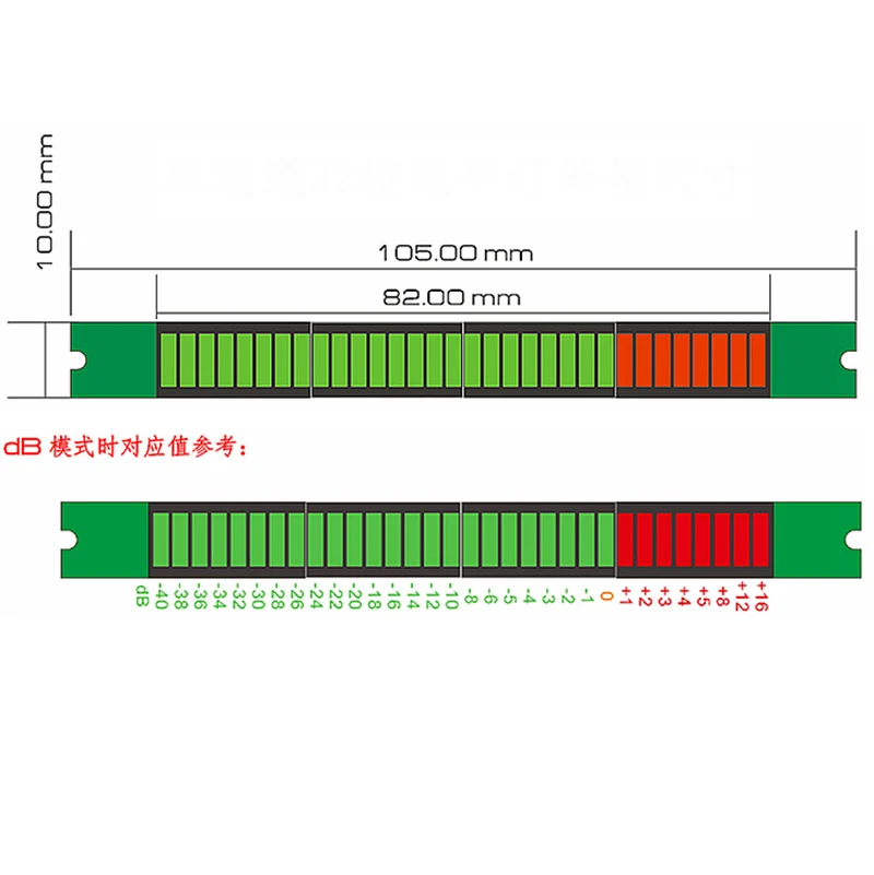 32 шт. светодиодные индикаторы уровня|Печатные платы| |