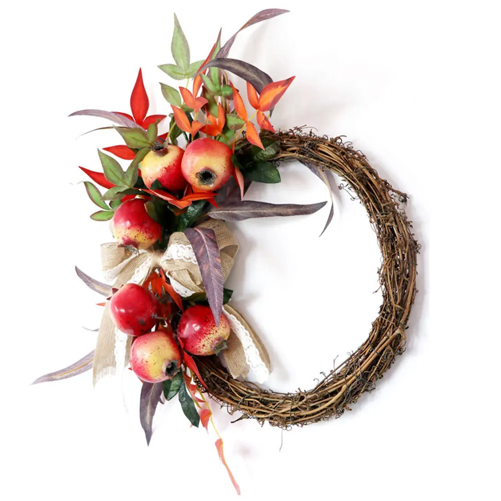 Реалистичные граната венок праздник поставки гирлянда подвесной вечерние