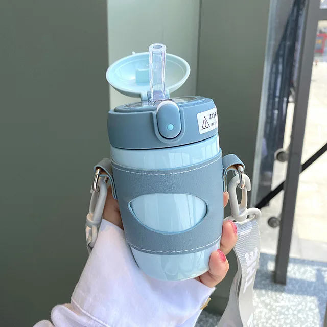 300ml Baby Feeding Cup Stainless Steel Milk Thermos for Children Insulated hot water Bottle leak-poof thermal Cup
