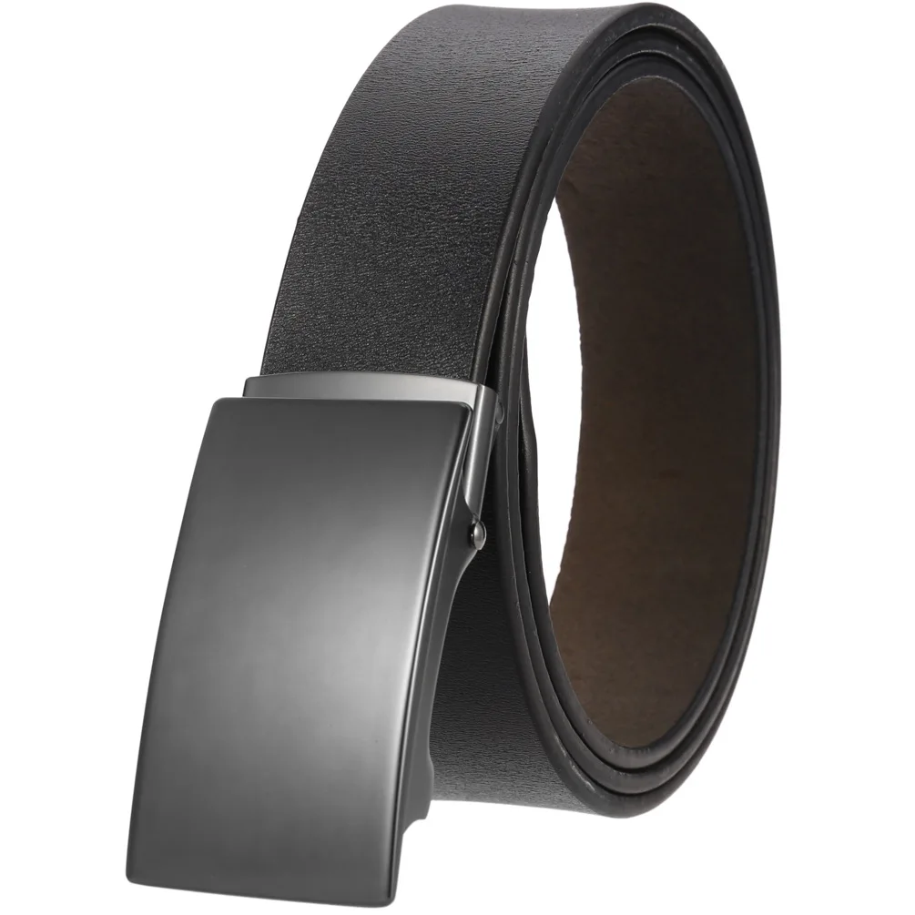 New Men's Leisure Business Belt Toothless Automatic Buckle Belt Men Belts for High Quality Designer Belts LY136-21789-1