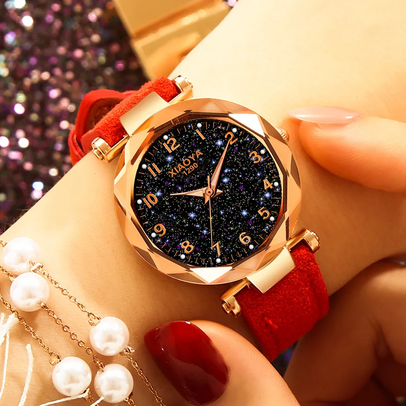 

Женские часы Gogoey 2019, роскошные женские часы со звездным небом, часы для женщин, модные женские часы с алмазами 2019