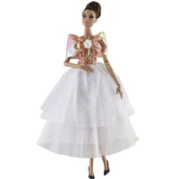 16 bjd doll house accessory fashion pink white party gown for barbie outfits dresses vestido clothes princess costumes kids toy