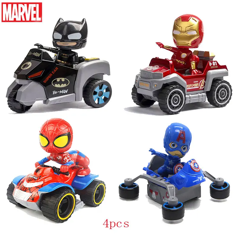 Новинка 4 шт. игрушки Marvel Мстители Бэтмен крутой Человек паук рейтеон Железный