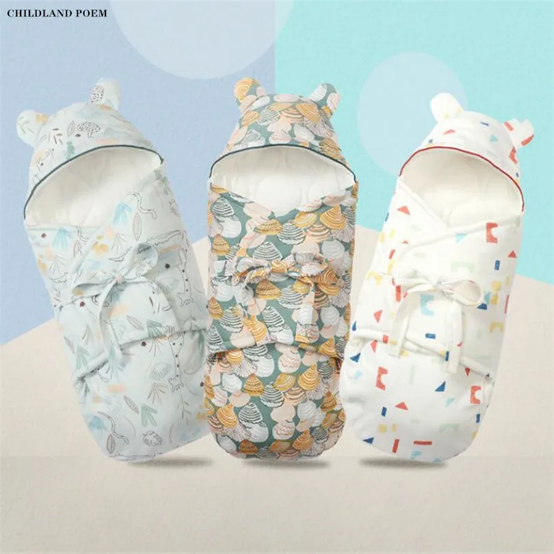 

Baby Sleeping Bags Newborn Baby Swaddle Wrap Autumn Winter Infant Baby Envelope Blanket Swaddling Wrap Sleepsack Baby Blankets