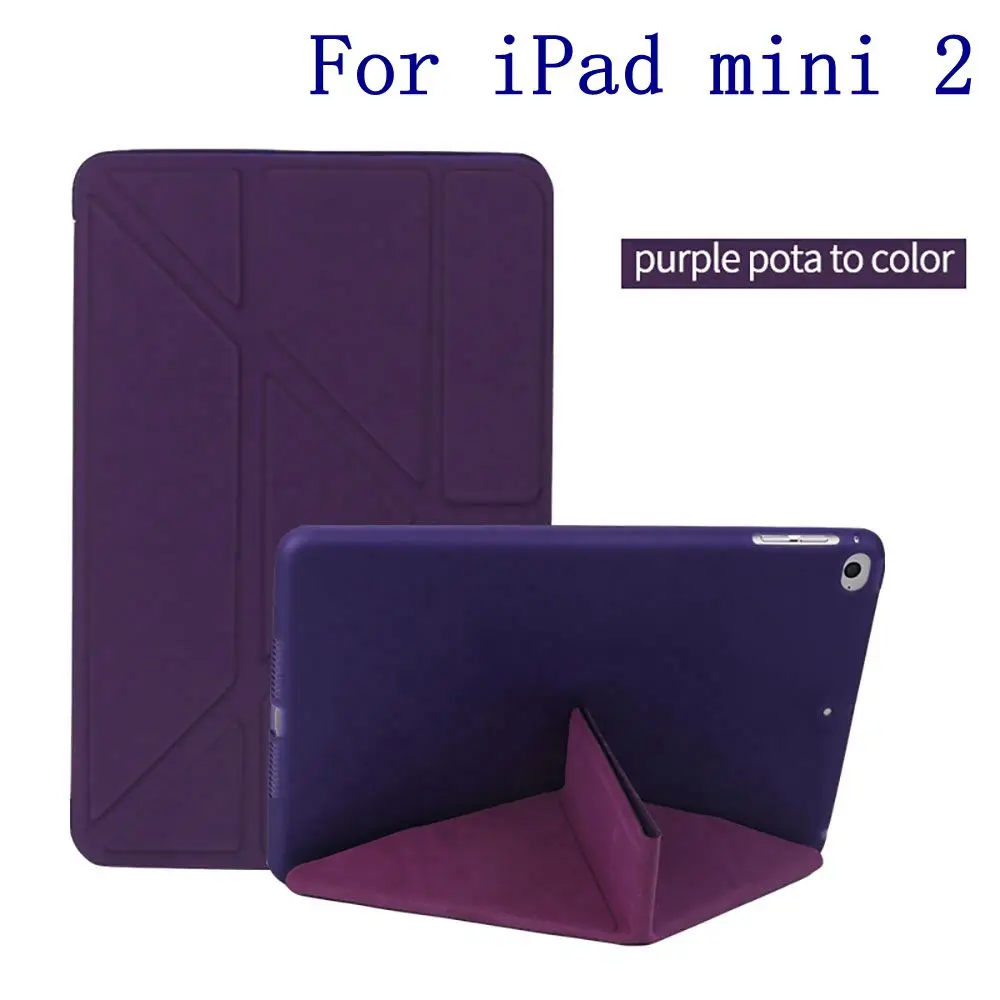 For iPad mini 2 Чехол Floveme для i Pad Air 2 Шелковый чехол для i Pad Mini 2 4 5 складной тонкий полный защитный чехол для i Pad Pro 9,7 12,9 - Цвет: For iPad mini 2