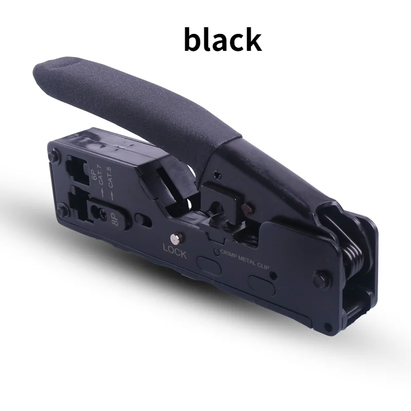 Rj45 Tool Network Crimper Cable Stripping Plier Stripper for Cat6 Cat5E Cat5 Rj11 Rj12 Connector | Безопасность и защита