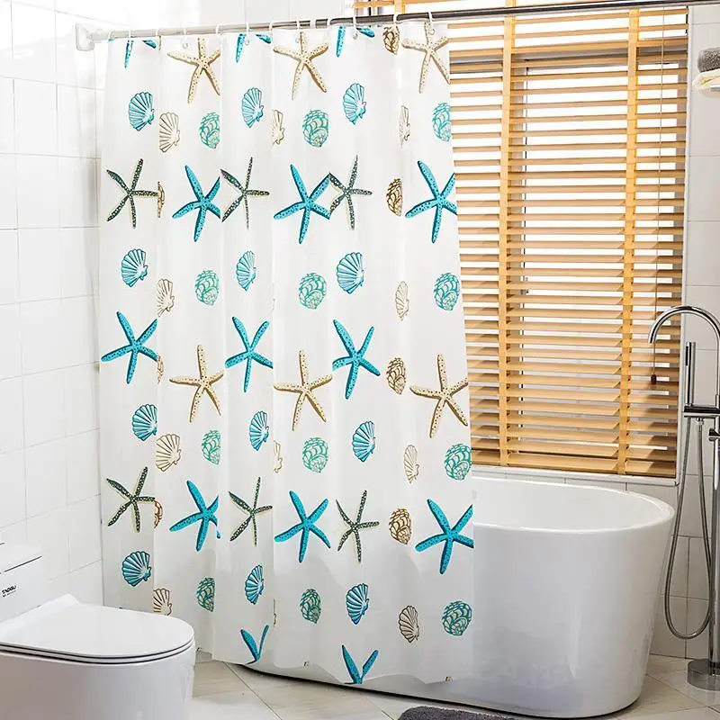 Тканевая душевая занавеска для ванной комнаты душа | Дом и сад