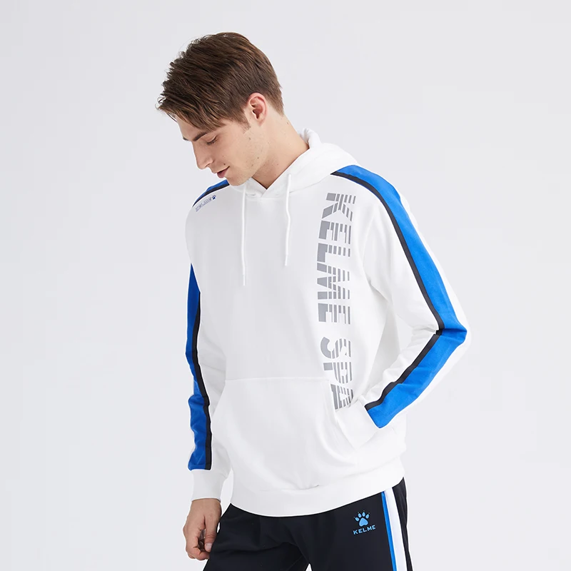 KELME мужские толстовки полосатые хип хоп мужская Японская уличная одежда