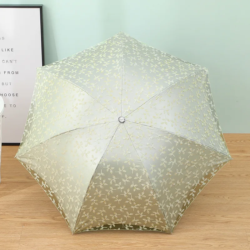 Складной мини-зонт от солнца и дождя компактный складной Солнечный зонтик С 5